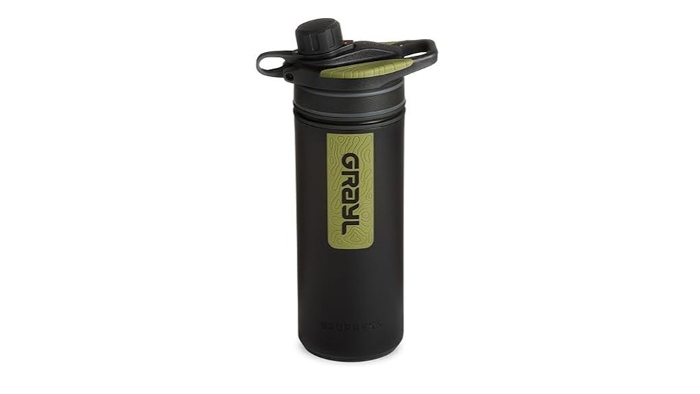 camo water purifier bottle