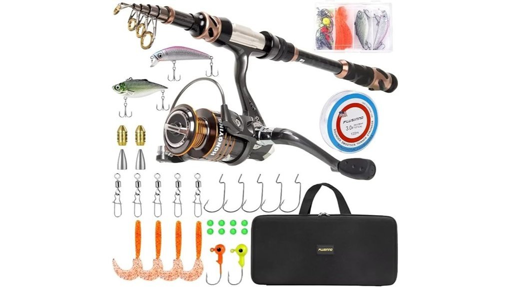carbon fiber fishing combo