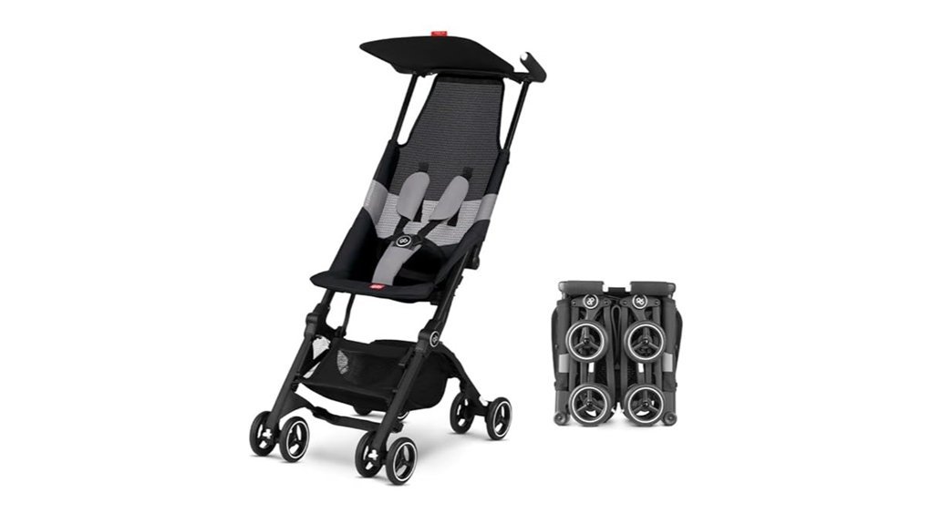compact all terrain travel stroller