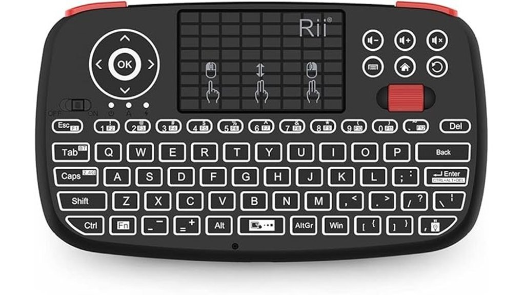 compact bluetooth keyboard touchpad