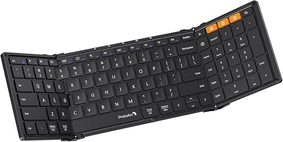 compact portable typing solution