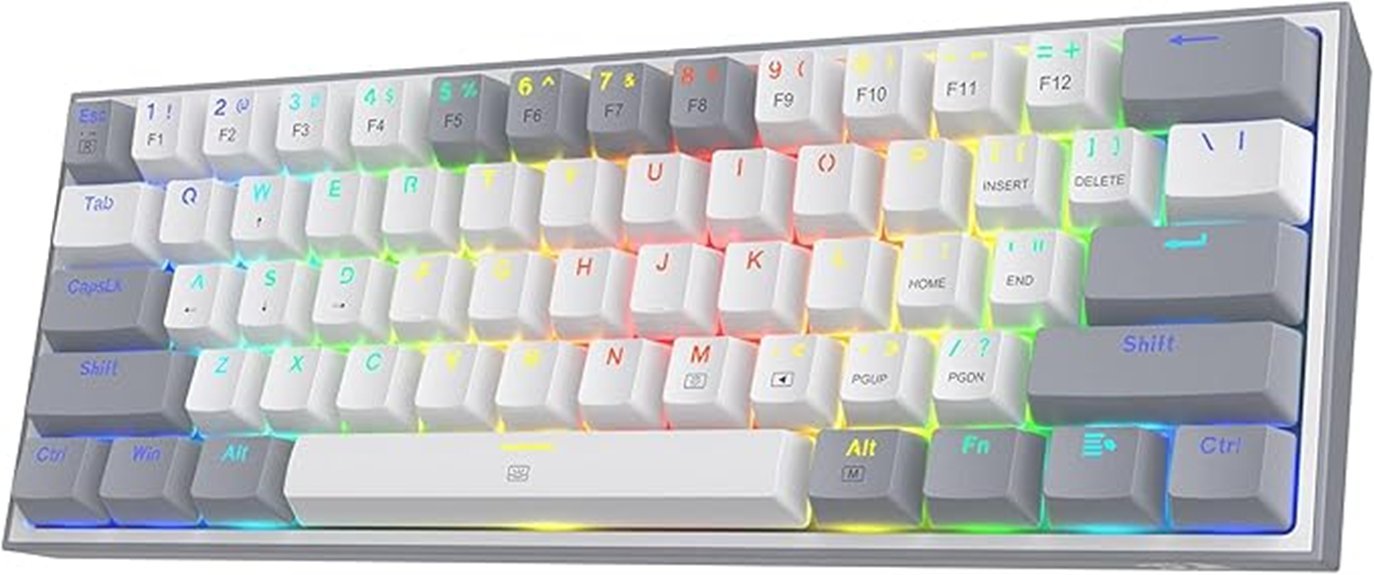 compact rgb mechanical keyboard