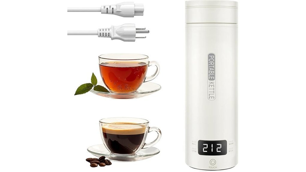 compact stainless steel kettle