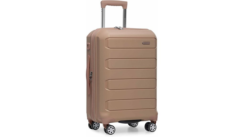 compact travel spinner luggage