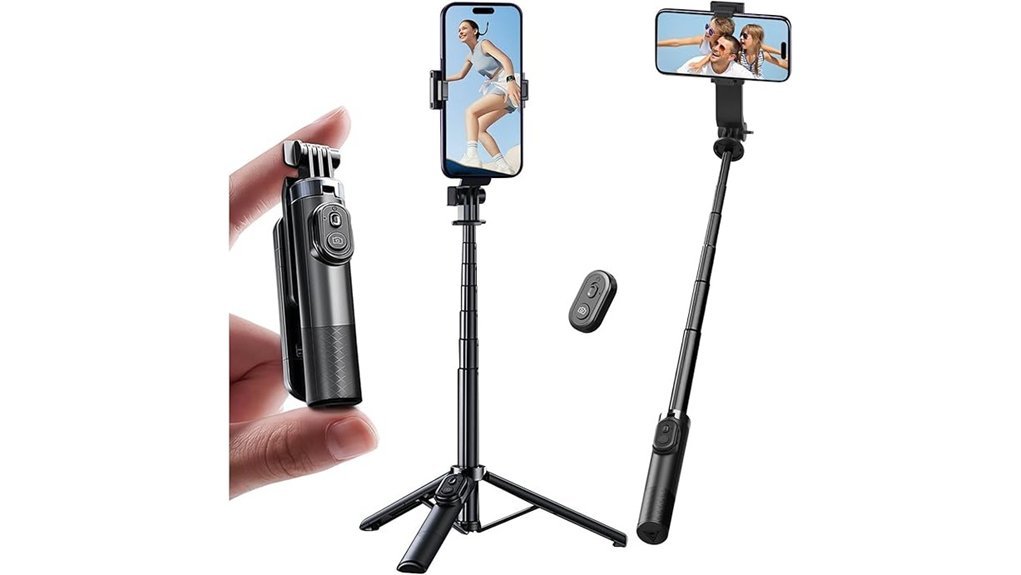 compact tripod with remote