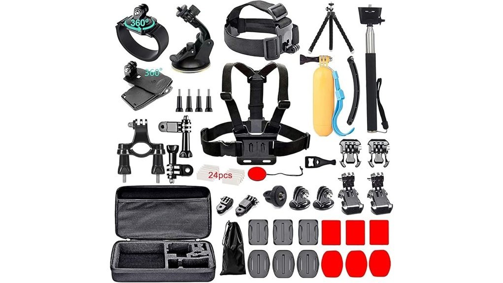 comprehensive gopro accessory bundle