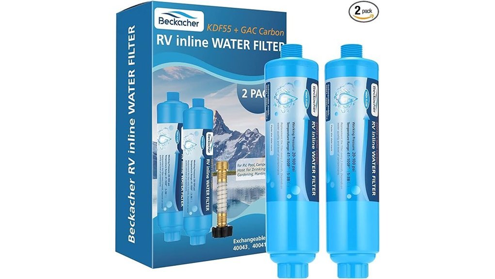 dual rv water filters