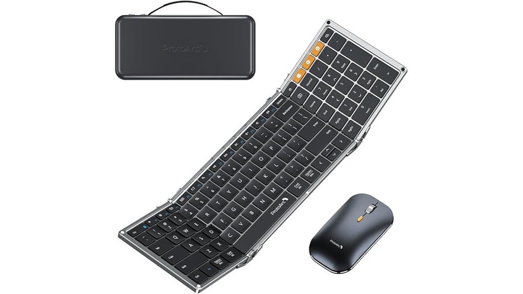 foldable keyboard and mouse
