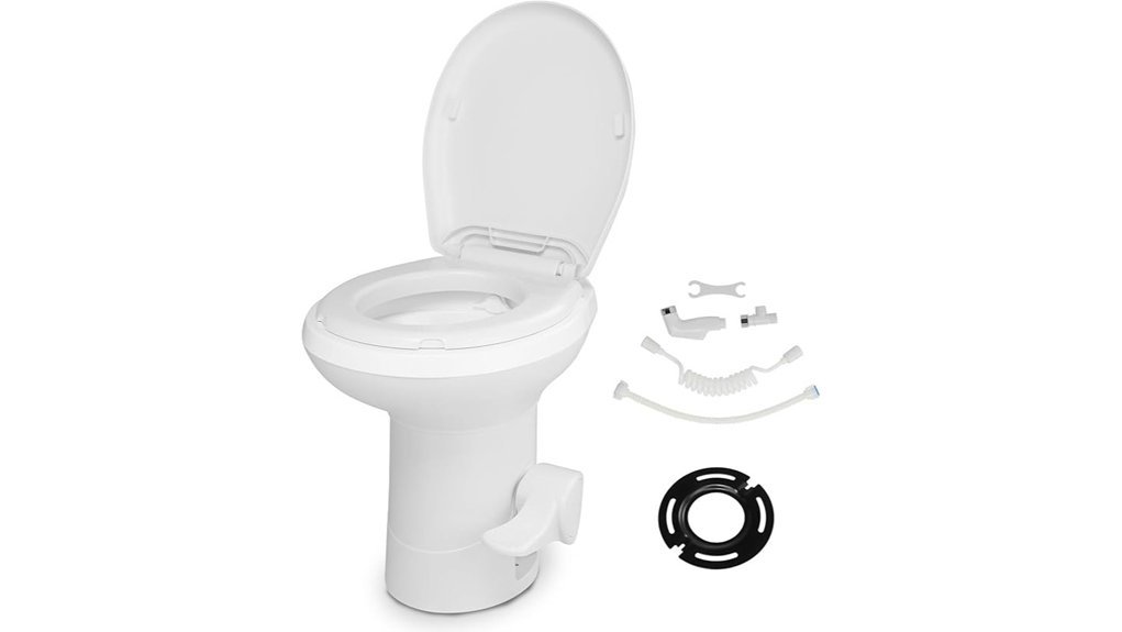 foot pedal rv toilet