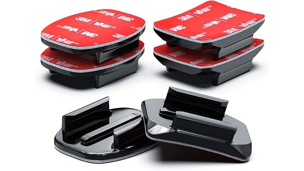 gopro helmet adhesive mounts