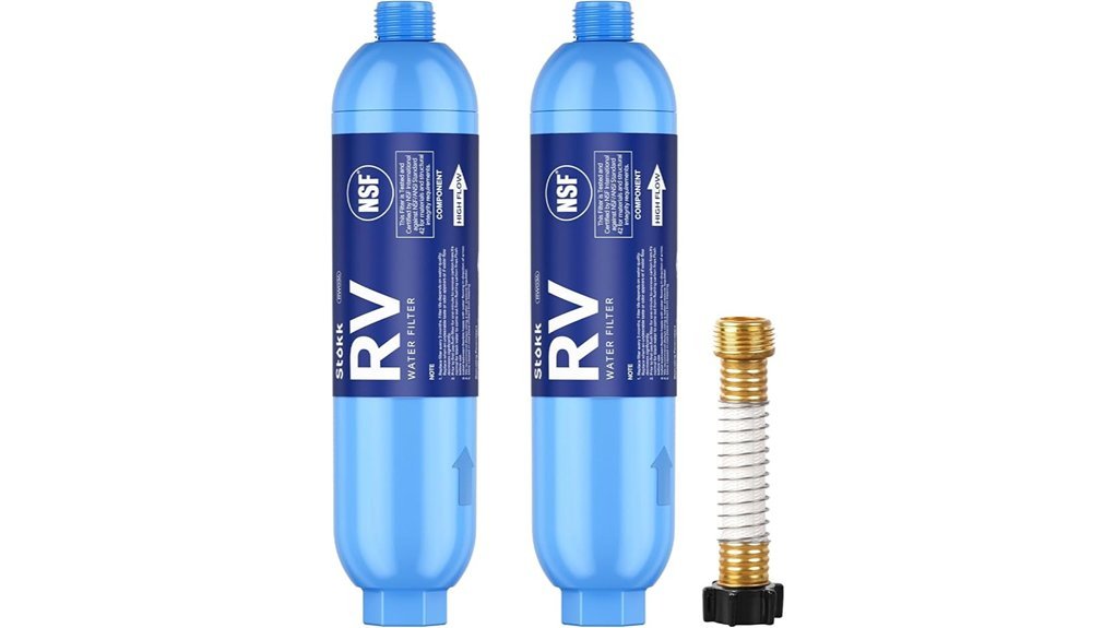 inline water filter pack