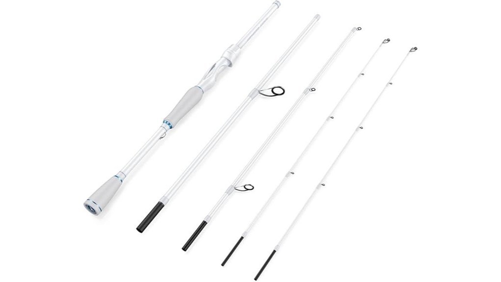 lightweight portable fishing rod