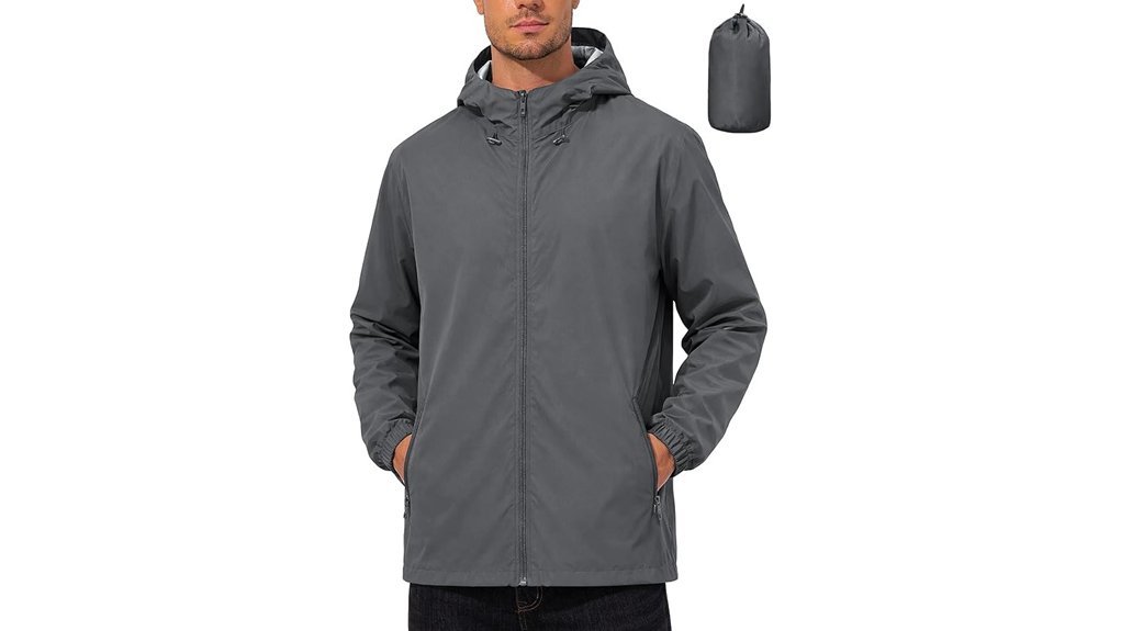 lightweight waterproof rain jacket