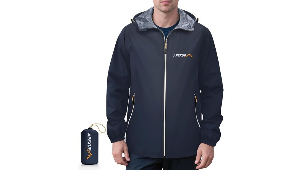 lightweight waterproof rain jacket