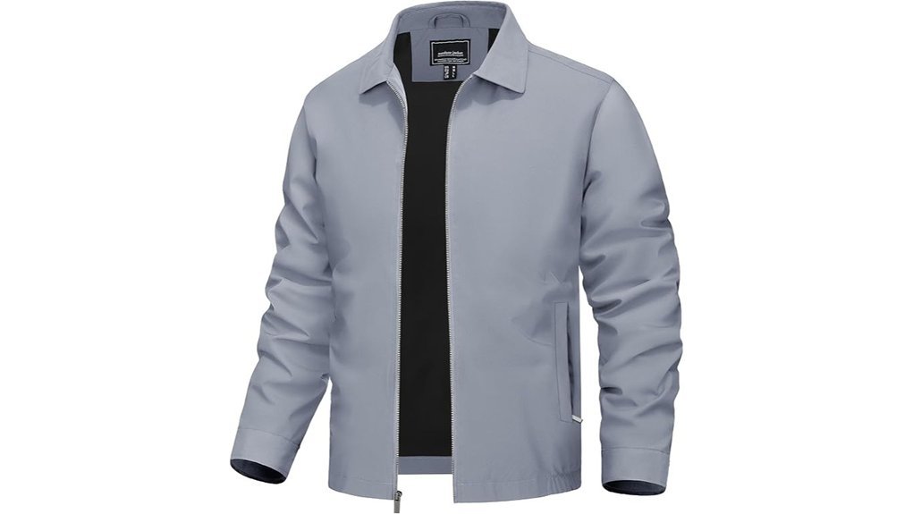 lightweight windbreaker with pockets