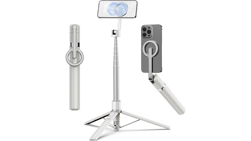 magnetic selfie stick tripod