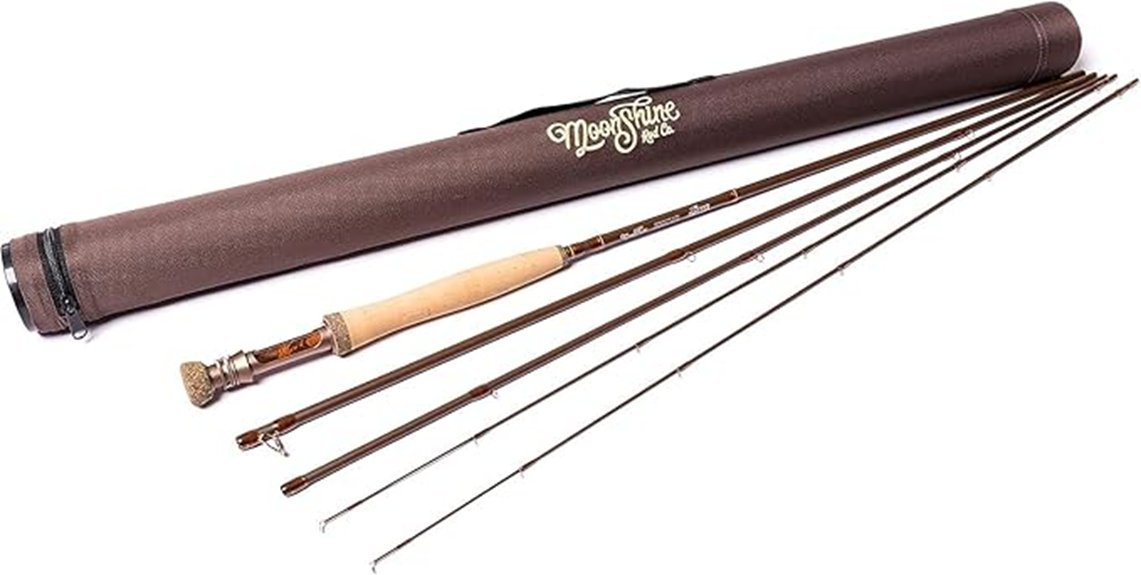 moonshine fly fishing rod