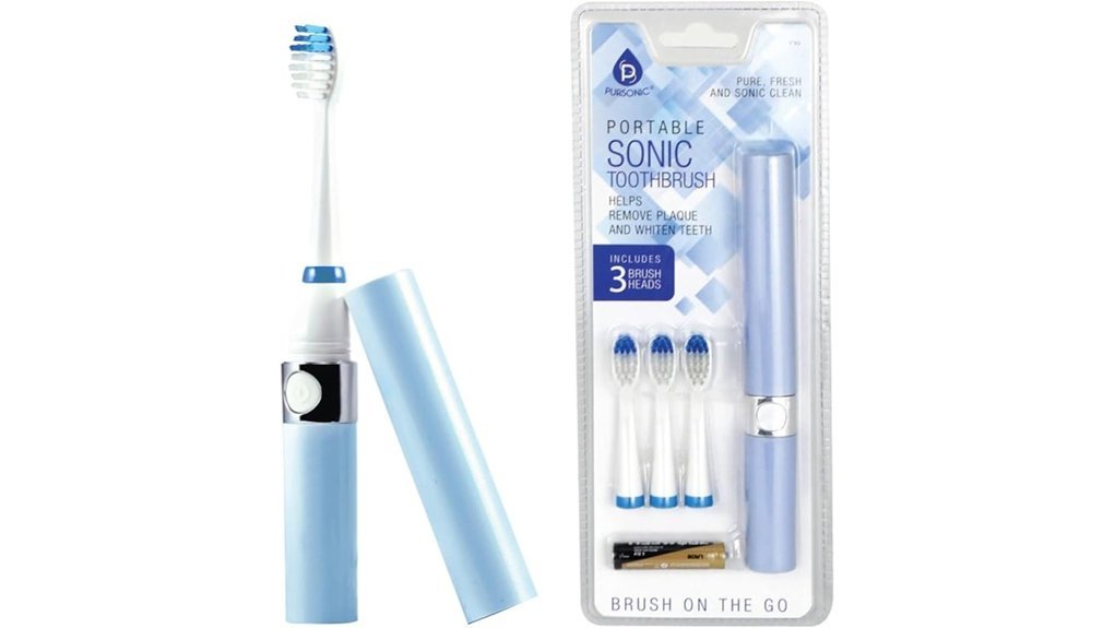 portable battery operated toothbrush