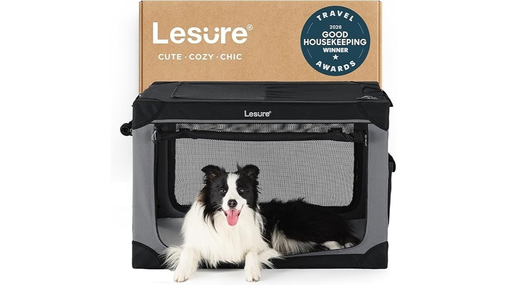 portable collapsible dog crate