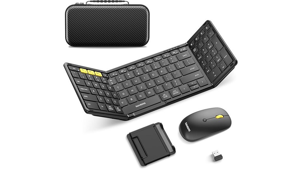 portable wireless keyboard mouse