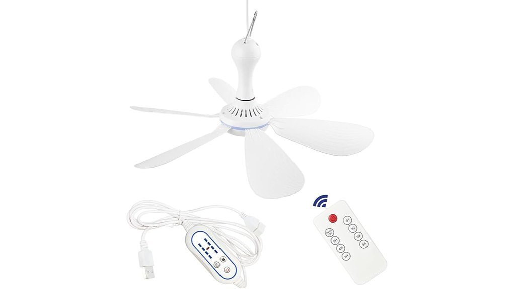 quiet remote controlled ceiling fan