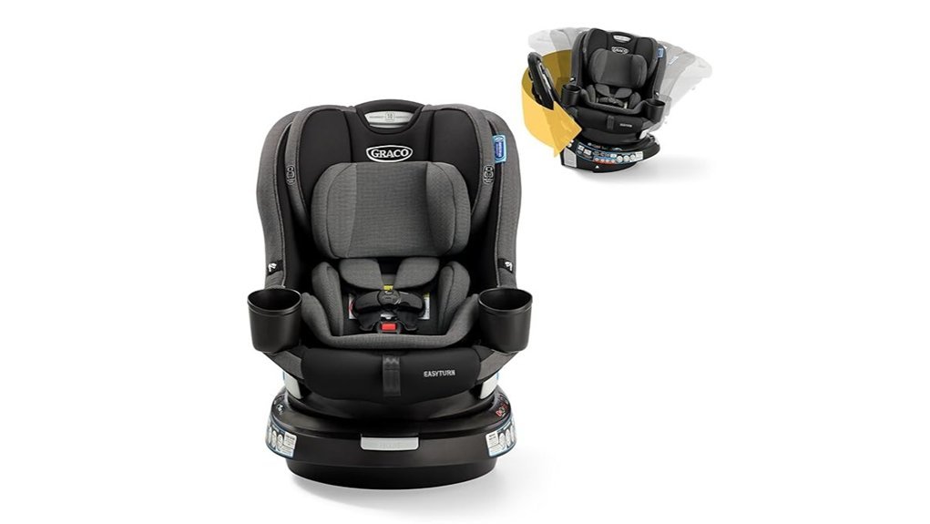 rotating convertible car seat