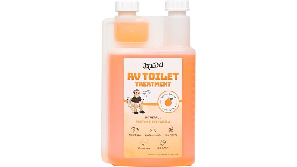 rv toilet treatment solution