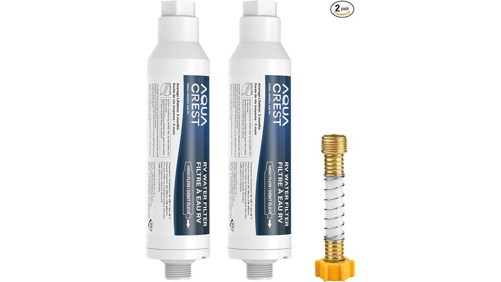 rv water filter pack