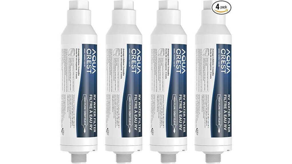 rv water filter pack