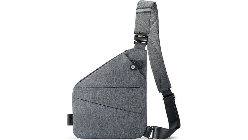 secure travel shoulder bag