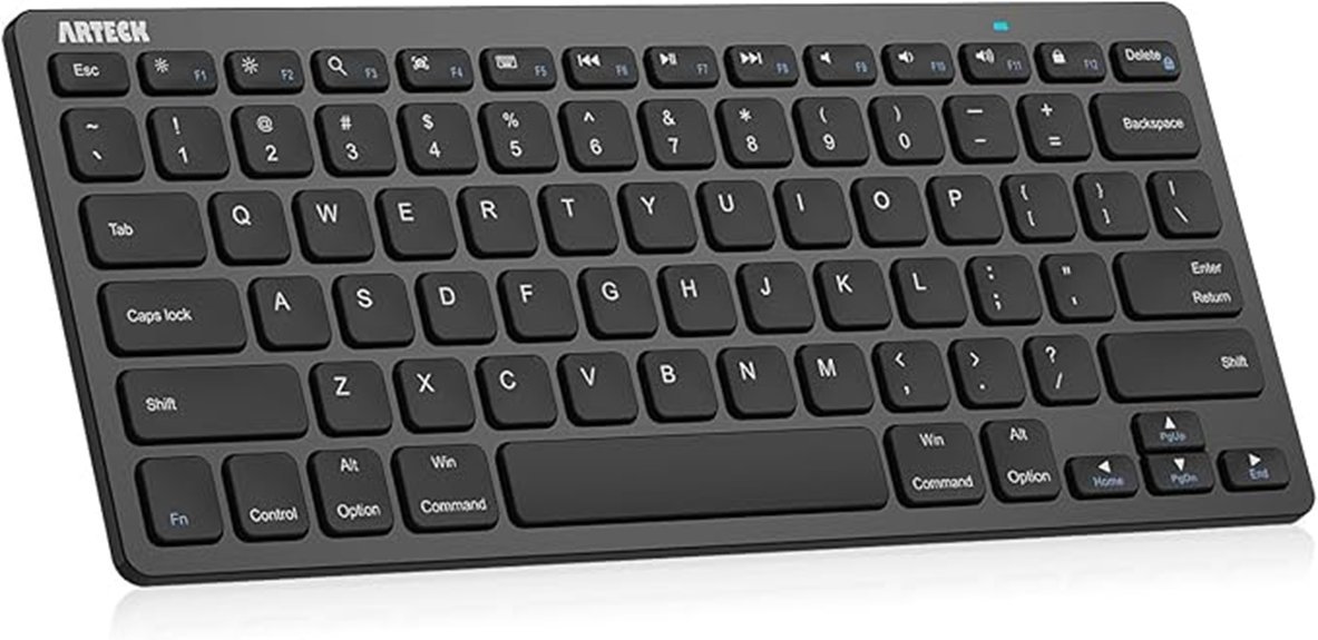 slim bluetooth keyboard accessory