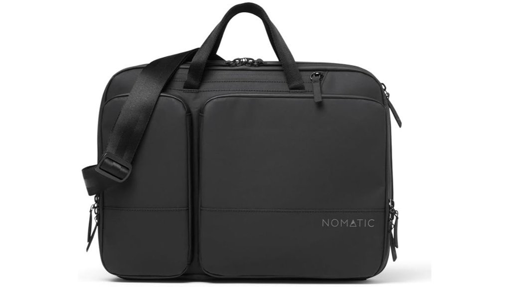 slim messenger bag with rfid