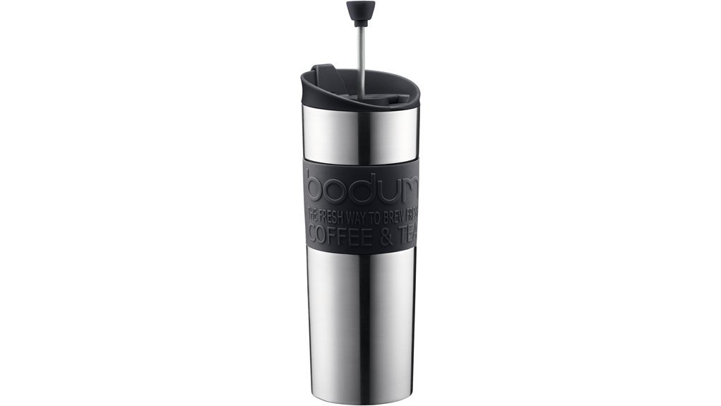 stainless steel travel coffee maker