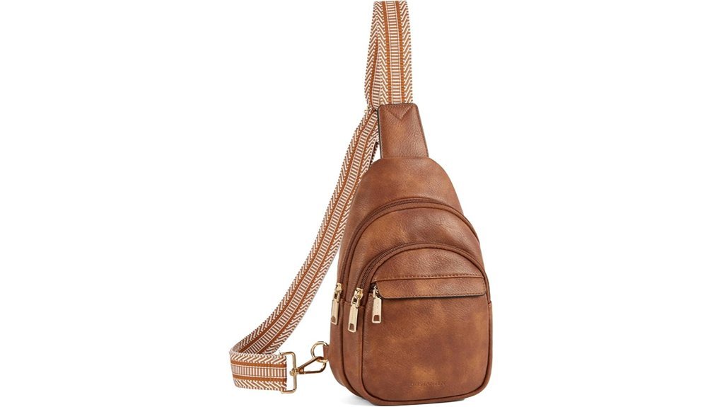 stylish leather crossbody bag