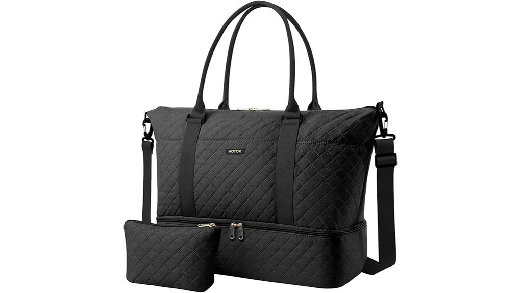 travel bag with compartment