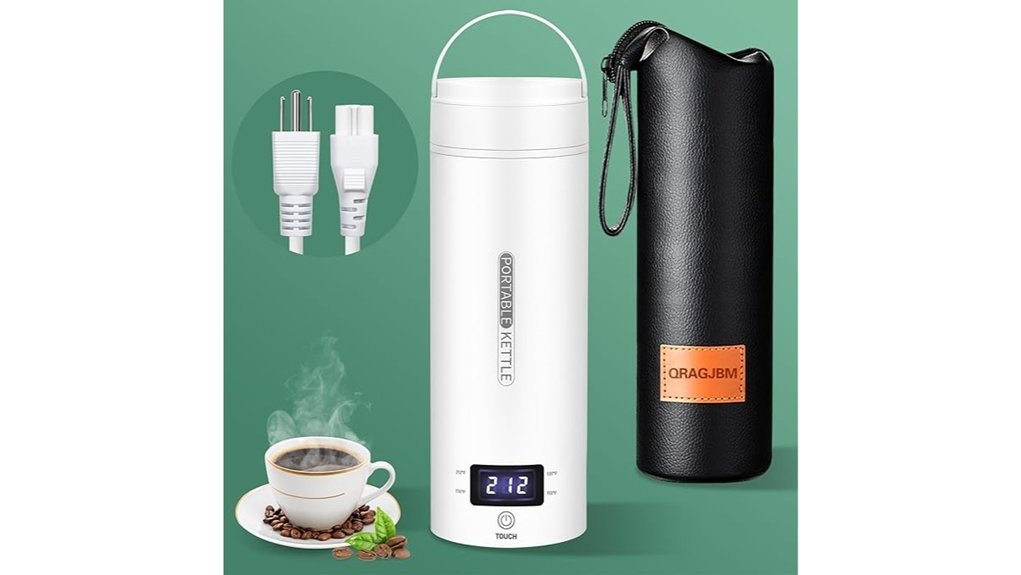 travel kettle with control