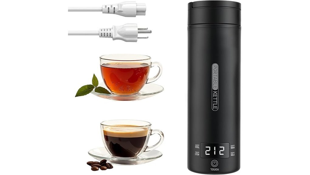 travel kettle with temperature control