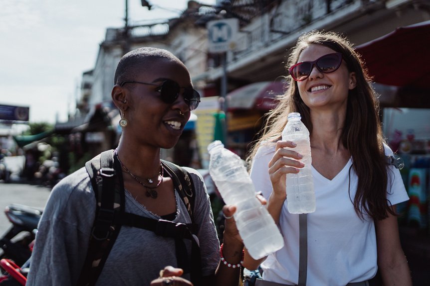 travel water filter bottles
