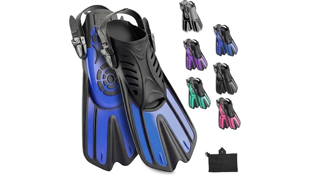 versatile swim fins available