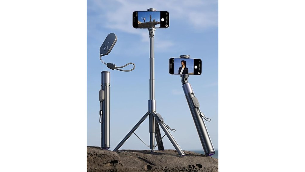 versatile tripod with remote