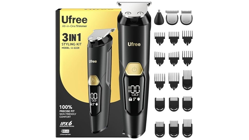 versatile waterproof grooming kit