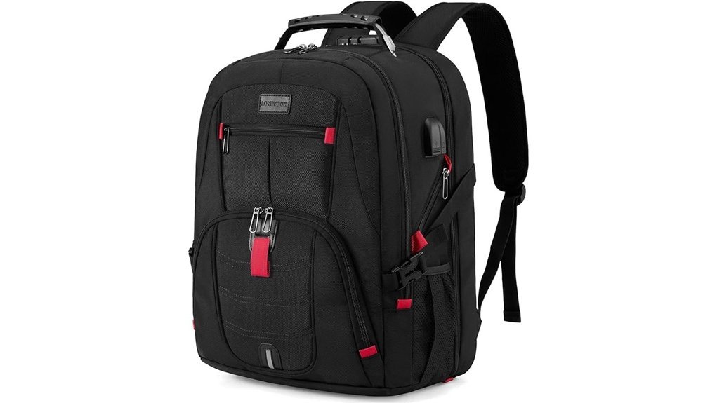 waterproof anti theft laptop backpack