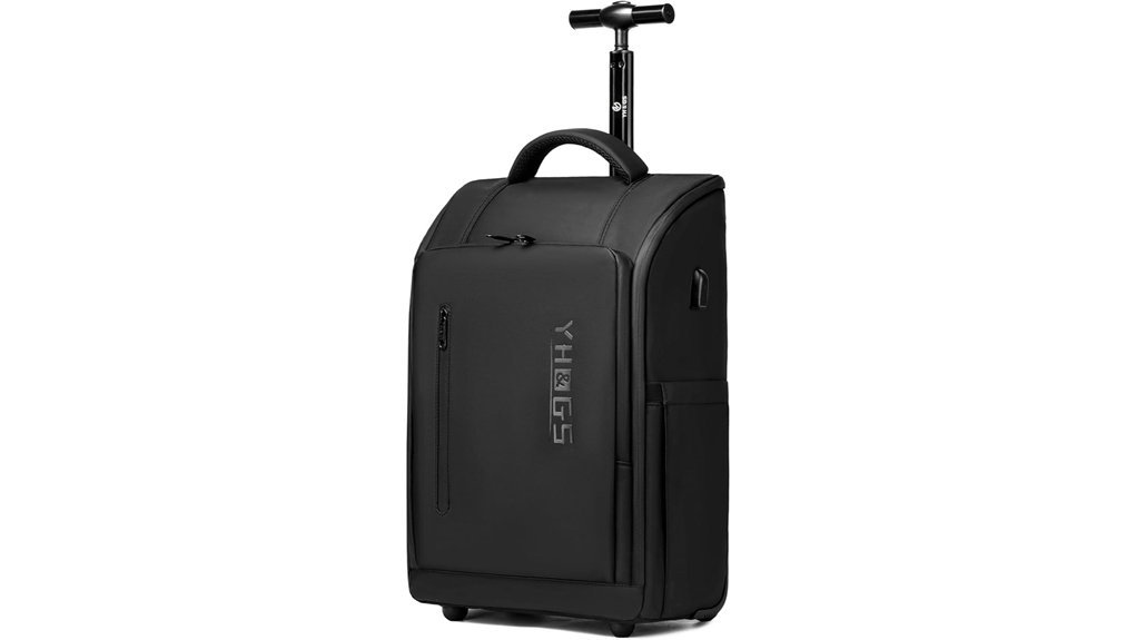 waterproof usb rolling backpack