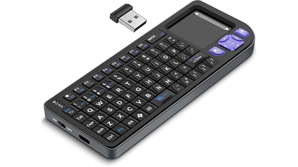 wireless keyboard with touchpad