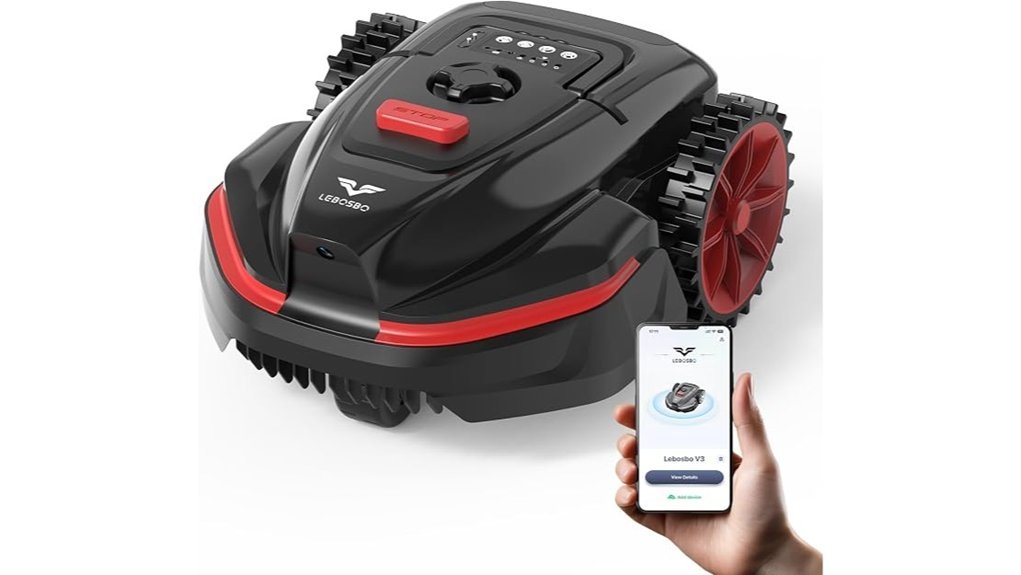 ai powered lawn mowing
