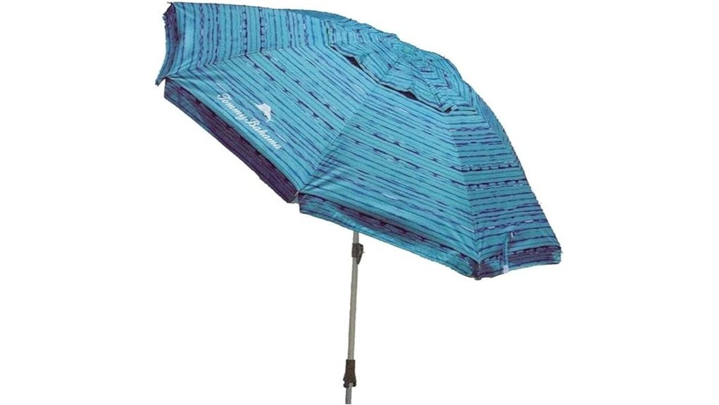 beach umbrella with anchor