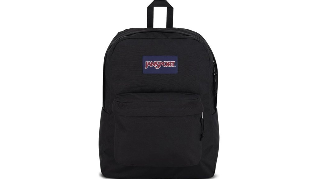 classic black backpack style