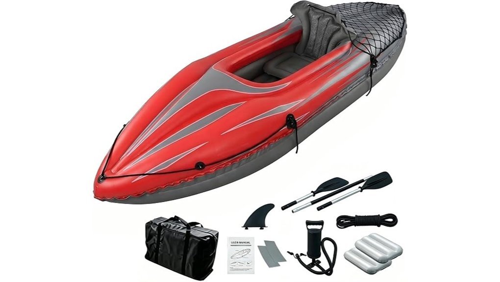 compact inflatable fishing kayak