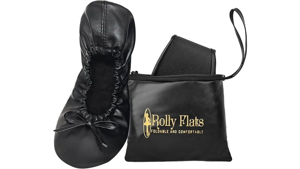 compact travel ballet flats