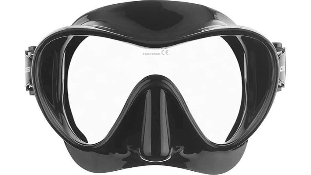 frameless adult snorkel mask